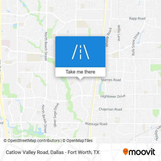 Mapa de Catlow Valley Road