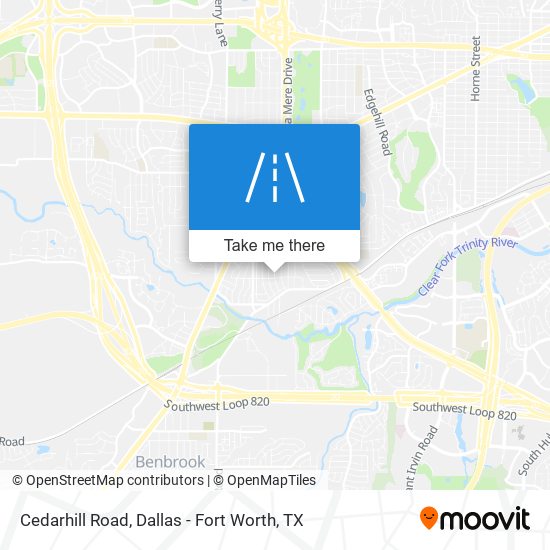 Cedarhill Road map