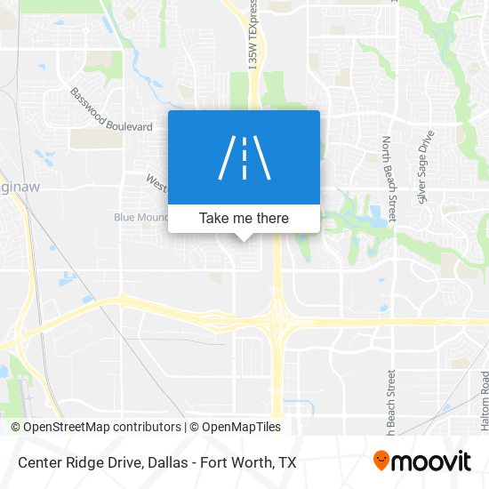 Center Ridge Drive map