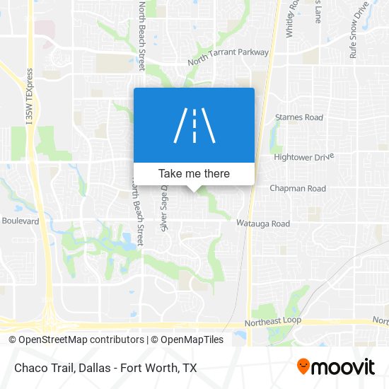 Chaco Trail map