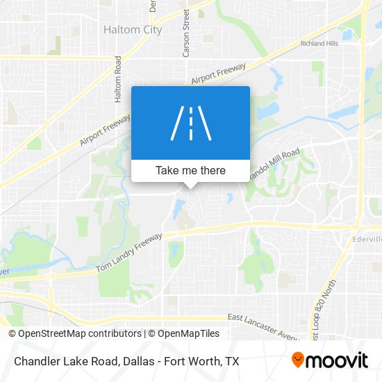 Chandler Lake Road map