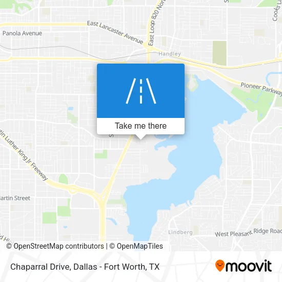 Chaparral Drive map