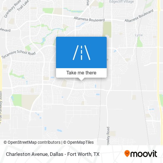 Charleston Avenue map