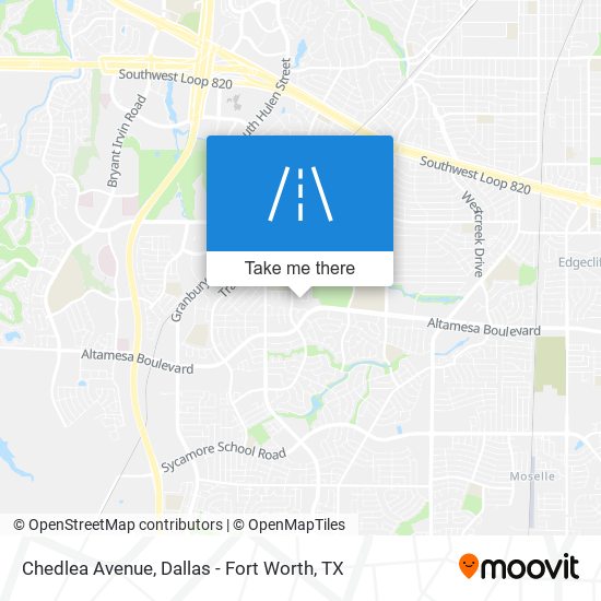 Chedlea Avenue map