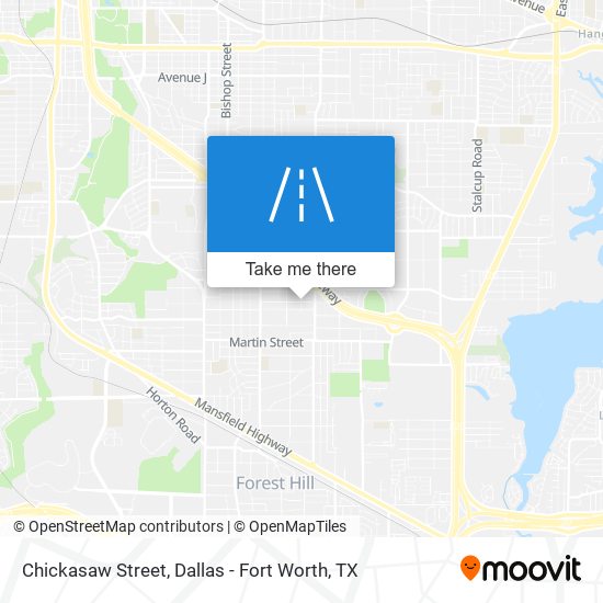 Chickasaw Street map