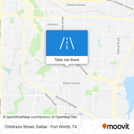 Childress Street map