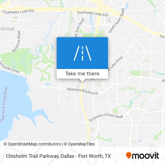 Mapa de Chisholm Trail Parkway