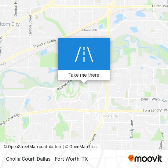 Cholla Court map