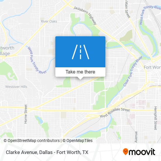 Mapa de Clarke Avenue