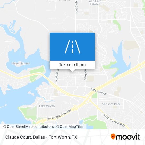 Claude Court map