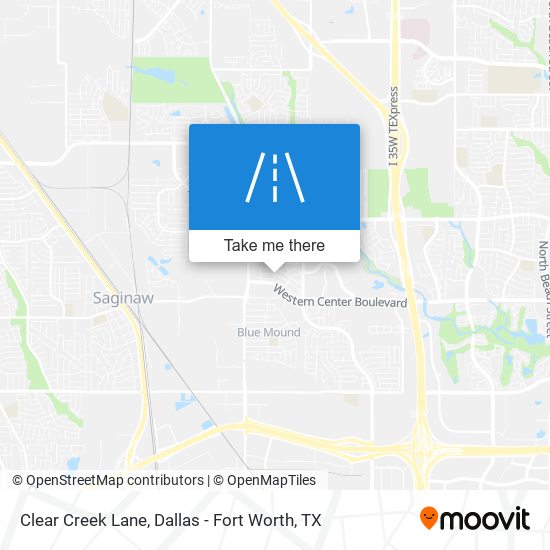 Mapa de Clear Creek Lane