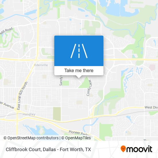 Mapa de Cliffbrook Court
