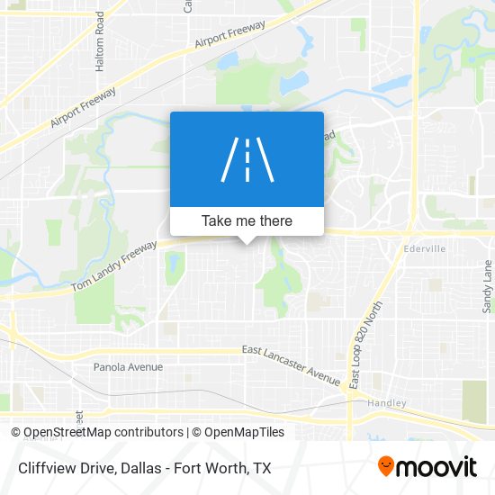 Cliffview Drive map