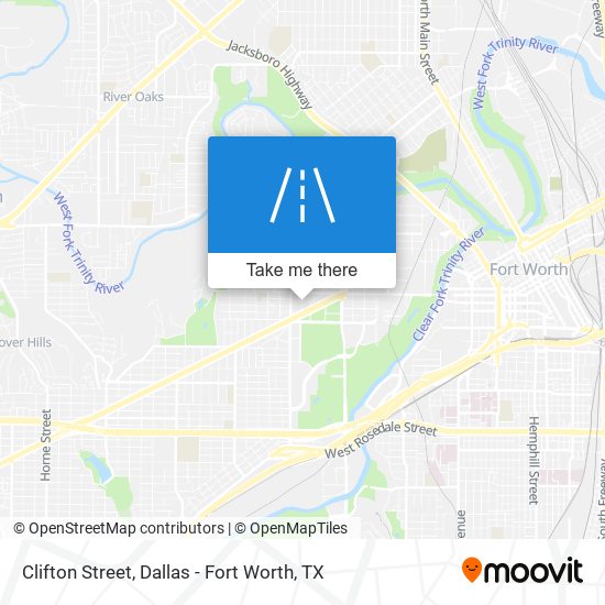 Clifton Street map