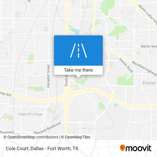 Cole Court map