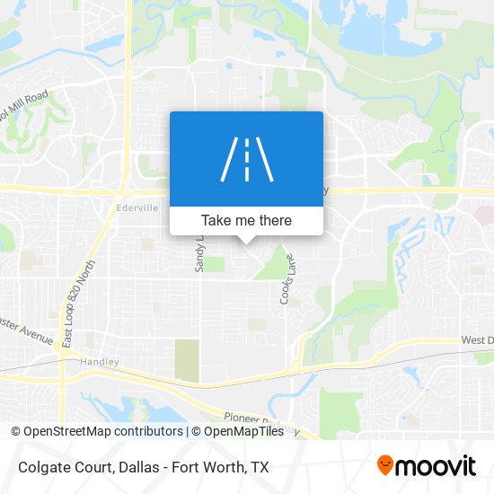 Colgate Court map