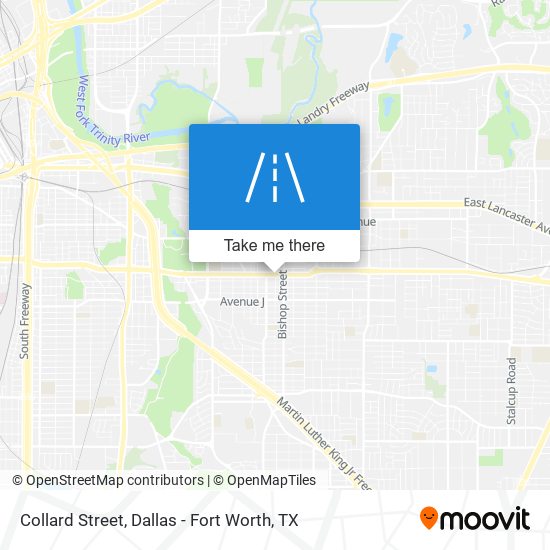 Mapa de Collard Street