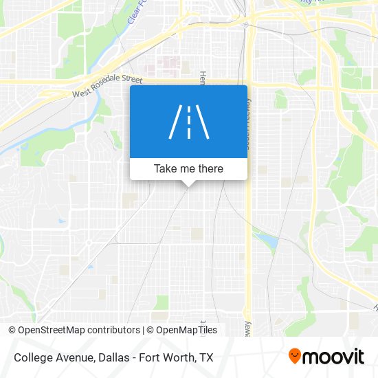 College Avenue map