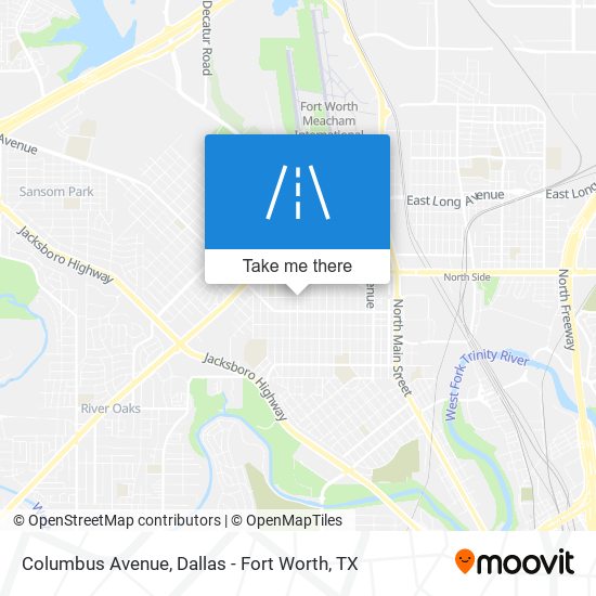 Columbus Avenue map