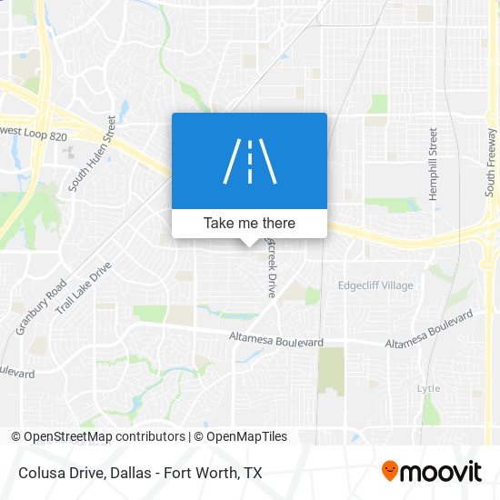 Colusa Drive map