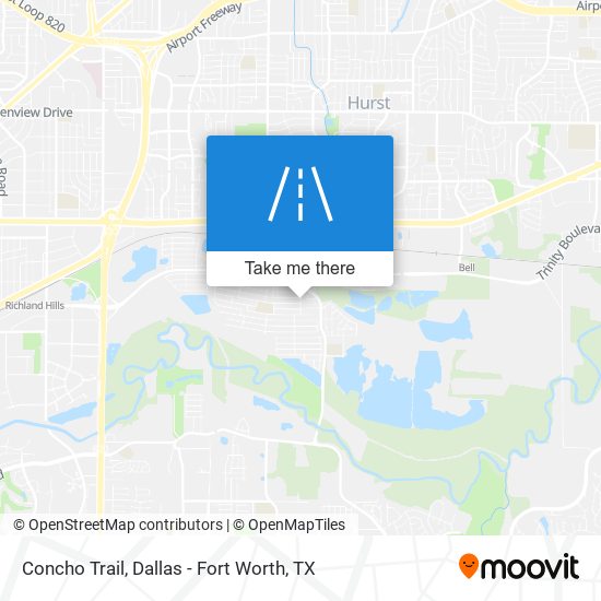 Concho Trail map