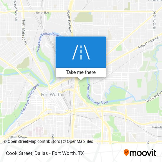 Cook Street map