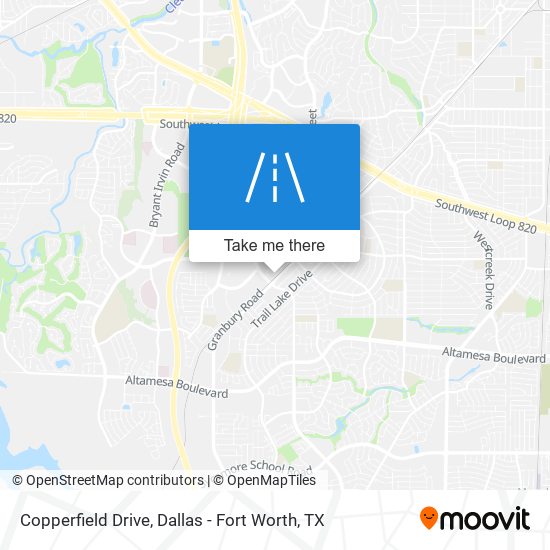Mapa de Copperfield Drive