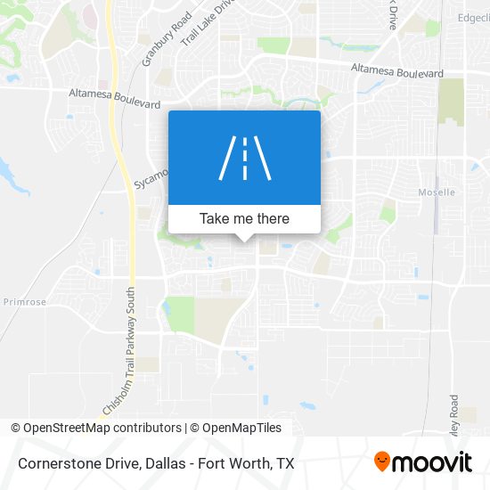 Mapa de Cornerstone Drive