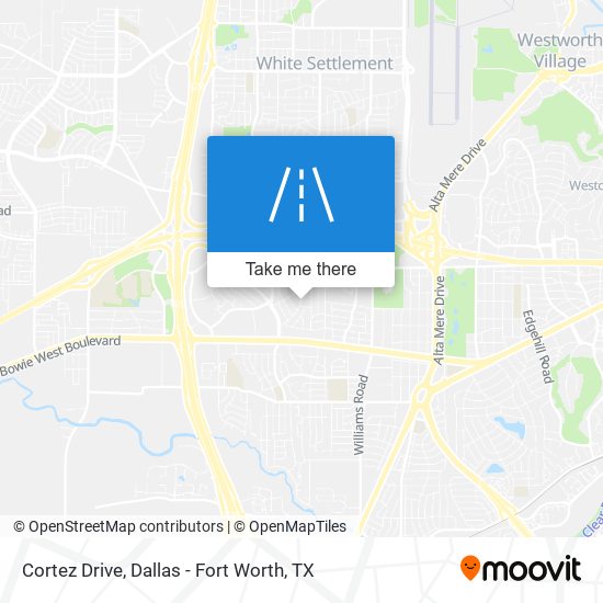 Cortez Drive map