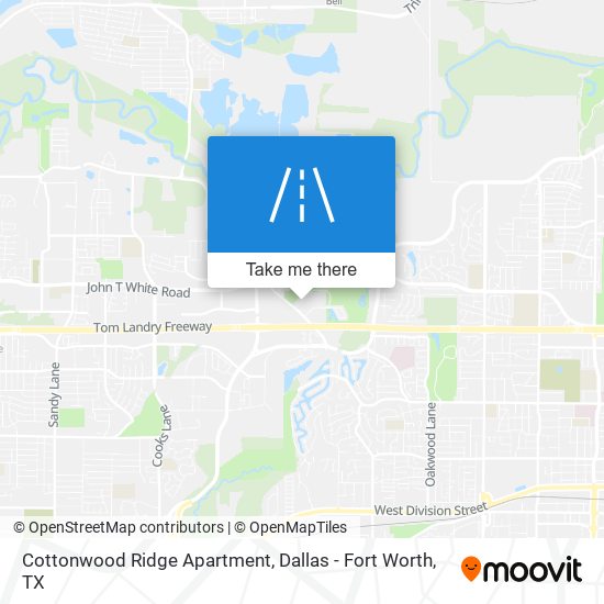 Cottonwood Ridge Apartment map