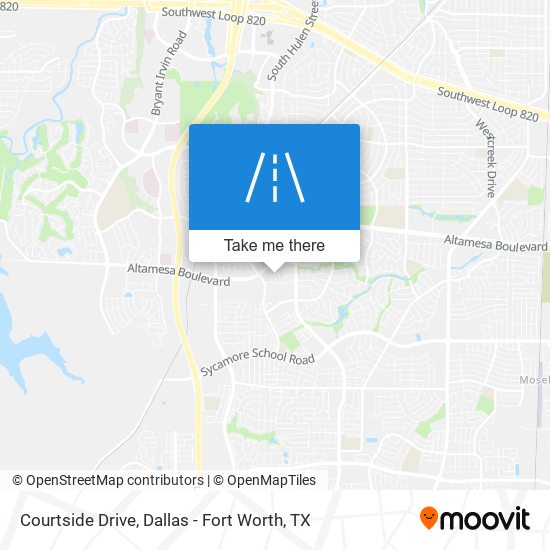 Courtside Drive map