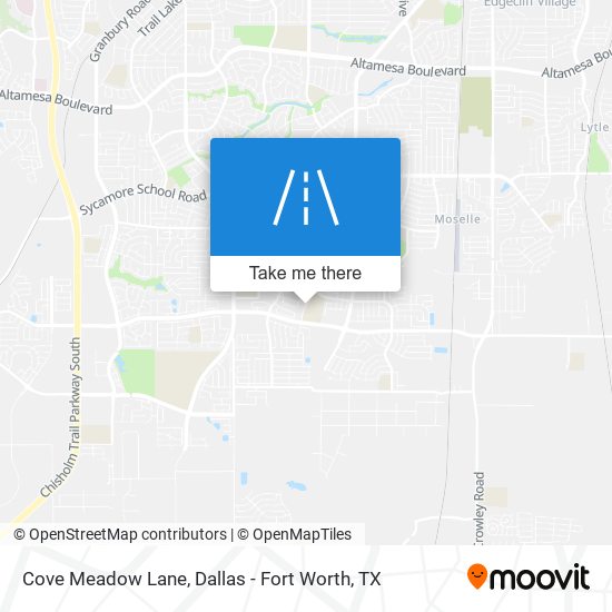 Cove Meadow Lane map