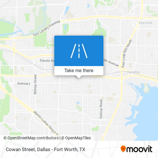 Cowan Street map