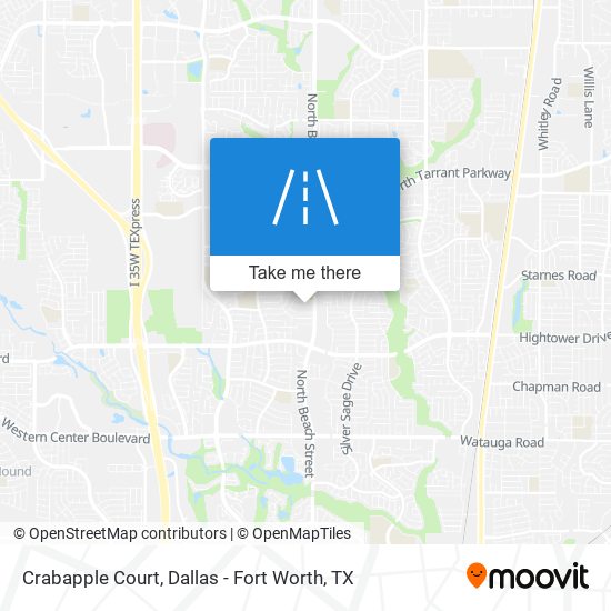 Crabapple Court map