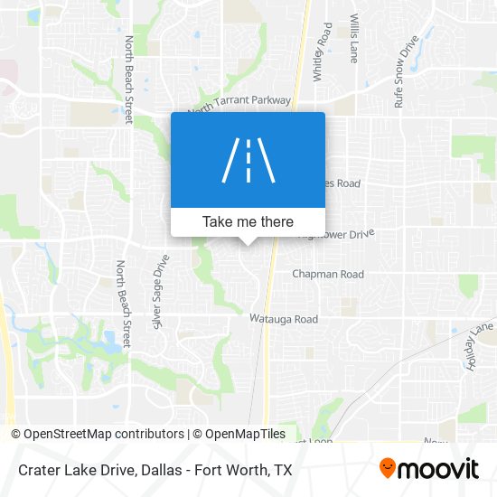 Crater Lake Drive map