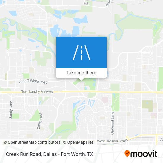Creek Run Road map