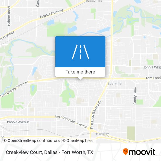 Mapa de Creekview Court