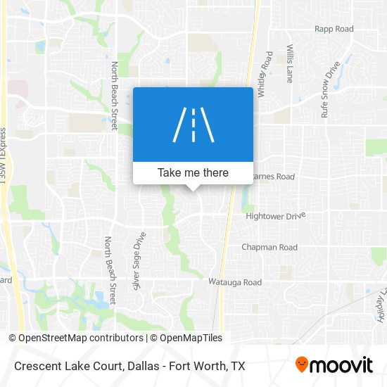 Crescent Lake Court map