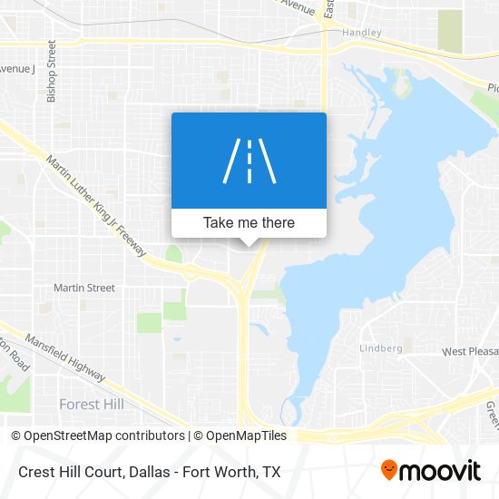 Crest Hill Court map