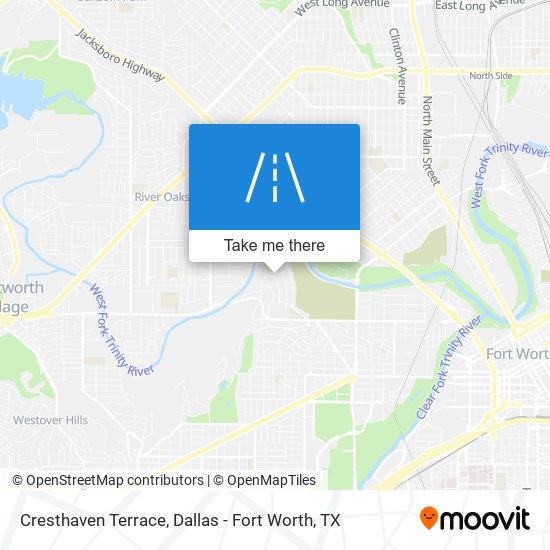Cresthaven Terrace map