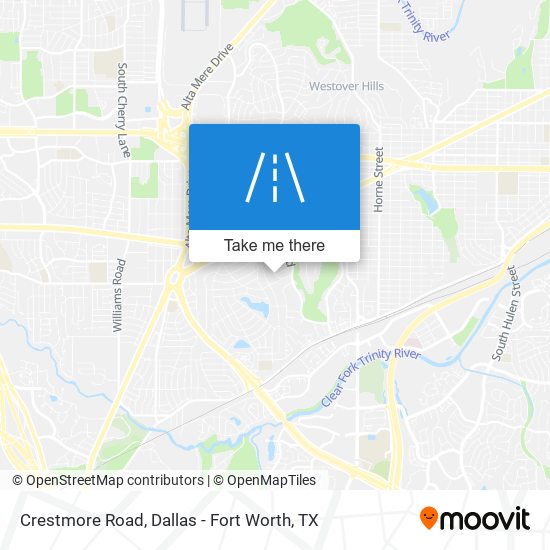Mapa de Crestmore Road