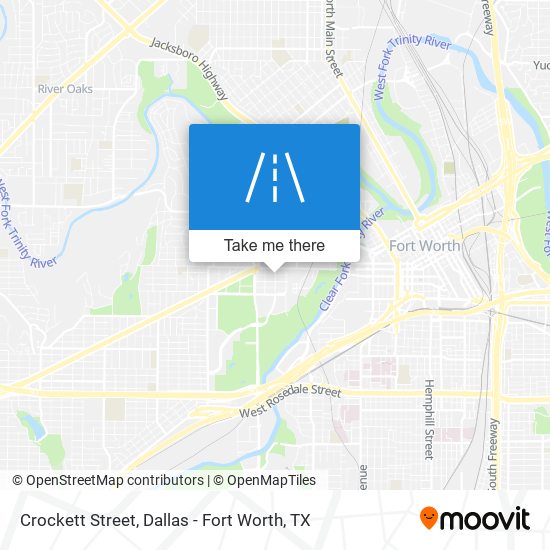 Crockett Street map