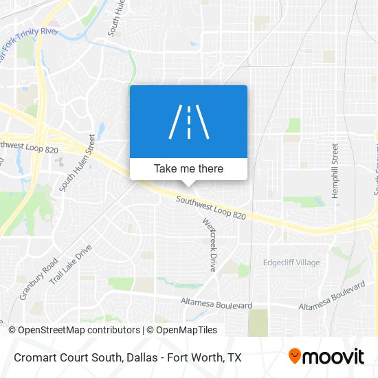 Cromart Court South map