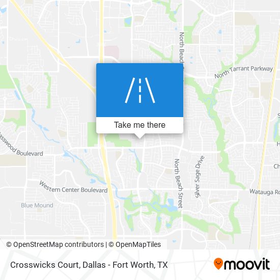 Mapa de Crosswicks Court