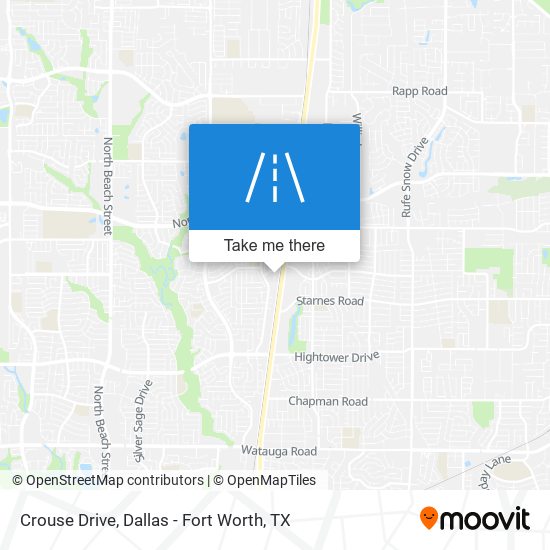 Crouse Drive map