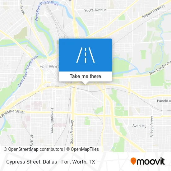 Cypress Street map