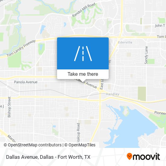 Dallas Avenue map