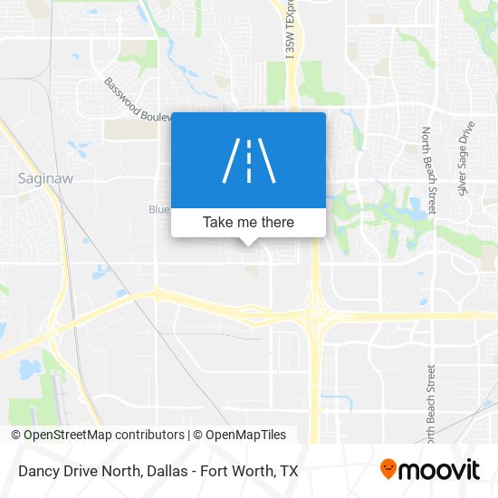 Dancy Drive North map