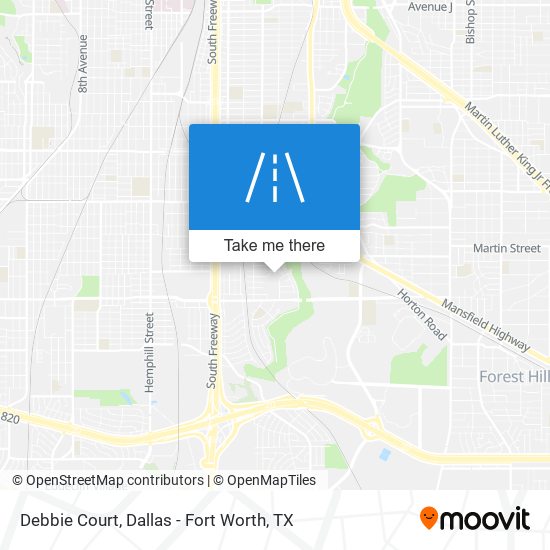 Debbie Court map