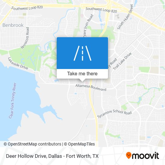 Deer Hollow Drive map